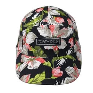 Costa Rica Slideback 5 Panel Cap Multi One Size Adjustable Floral Print Morpho